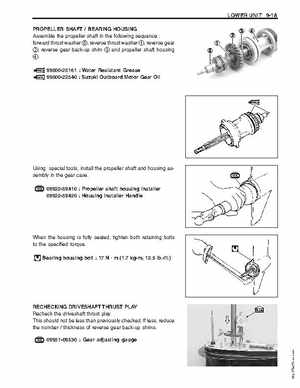 1996-2005 Suzuki DF40, DF50 Four Stroke Outboard Service Manual, Page 271