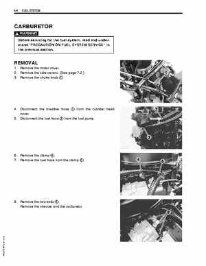 2003+ Suzuki DF9.9/DF15 four stroke outboard motors service manual, Page 75
