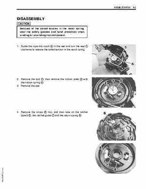 2003+ Suzuki DF9.9/DF15 four stroke outboard motors service manual, Page 92