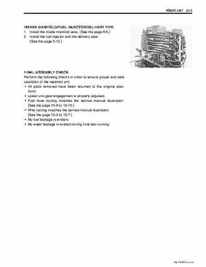 Suzuki 2003-2007 DF60 DF70 Outboard Motors Service Manual, Page 149