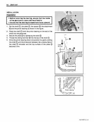 Suzuki 2003-2007 DF60 DF70 Outboard Motors Service Manual, Page 248