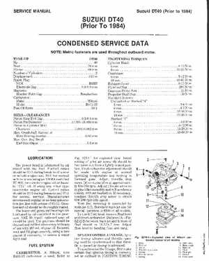 Suzuki 30-40HP outboard motors Service Manual, Page 19