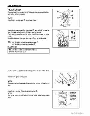 Suzuki DF25/DF30 Four Stroke Service Manual, Page 151