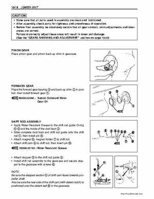 Suzuki DF25/DF30 Four Stroke Service Manual, Page 238