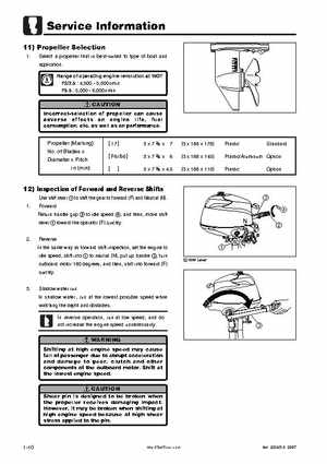Tohatsu 4 Stroke MFS 2/2.5/3.5A Outboards Service Manual, Page 17