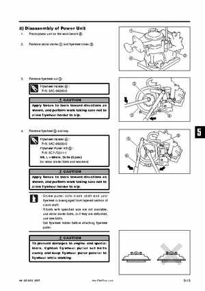Tohatsu 4 Stroke MFS 2/2.5/3.5A Outboards Service Manual, Page 84