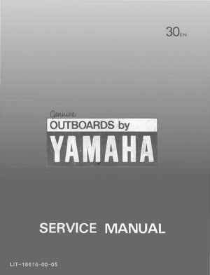 1983 Yamaha 30EN Outboards Service Manual, Page 1