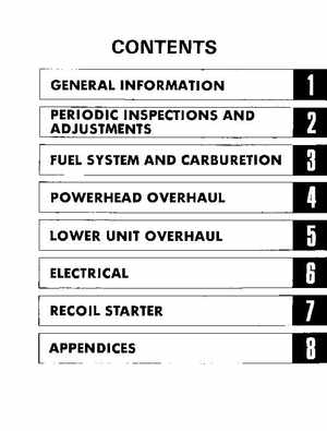 1991 Yamaha Outboard Factory Service Manual 9.9 and 15 HP, Page 5
