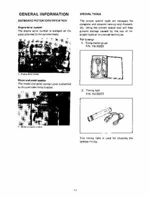 1991 Yamaha Outboard Factory Service Manual 9.9 and 15 HP, Page 7