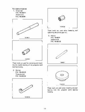 1991 Yamaha Outboard Factory Service Manual 9.9 and 15 HP, Page 9