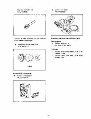 1991 Yamaha Outboard Factory Service Manual 9.9 and 15 HP, Page 11