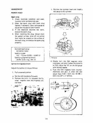 1991 Yamaha Outboard Factory Service Manual 9.9 and 15 HP, Page 19