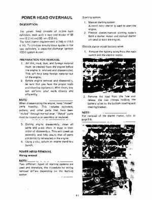 1991 Yamaha Outboard Factory Service Manual 9.9 and 15 HP, Page 47