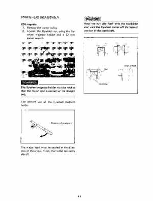 1991 Yamaha Outboard Factory Service Manual 9.9 and 15 HP, Page 51