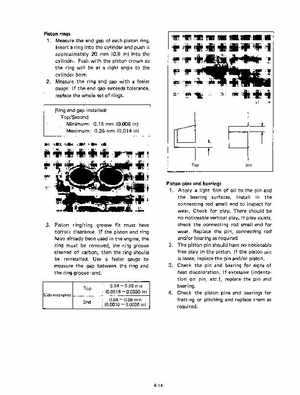 1991 Yamaha Outboard Factory Service Manual 9.9 and 15 HP, Page 60