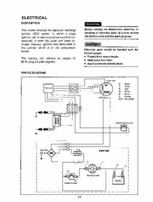 1991 Yamaha Outboard Factory Service Manual 9.9 and 15 HP, Page 103
