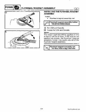 2000-2005 Yamaha F40B Outboard Service Manual, Page 170