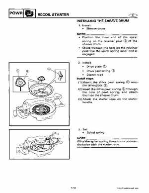 2000-2005 Yamaha F40B Outboard Service Manual, Page 182