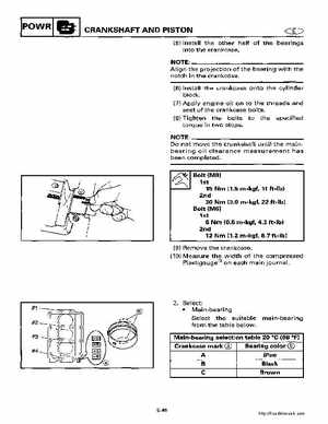 2000-2005 Yamaha F40B Outboard Service Manual, Page 260