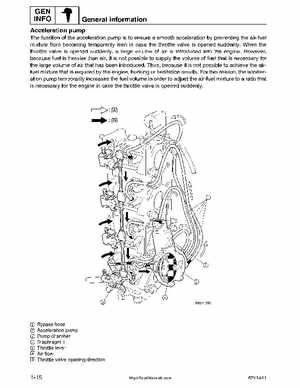 2001-2002 Yamaha 50HP F50Z/T50Z Ouboard 4-stroke engines service manual, Page 18