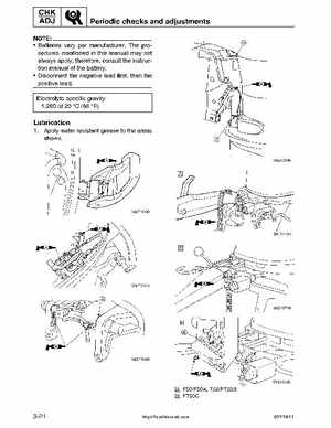 2001-2002 Yamaha 50HP F50Z/T50Z Ouboard 4-stroke engines service manual, Page 93