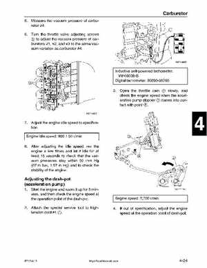 2001-2002 Yamaha 50HP F50Z/T50Z Ouboard 4-stroke engines service manual, Page 118