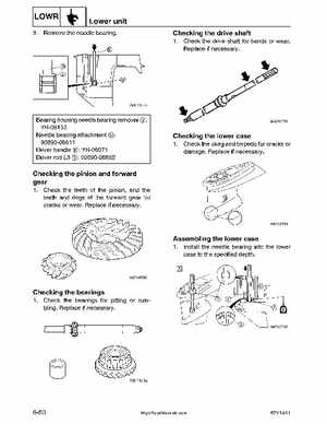 2001-2002 Yamaha 50HP F50Z/T50Z Ouboard 4-stroke engines service manual, Page 251