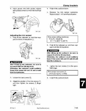 2001-2002 Yamaha 50HP F50Z/T50Z Ouboard 4-stroke engines service manual, Page 312