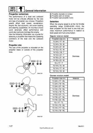 2001 Edition Yamaha F225A and LF225A Outboards Service Manual, Page 32