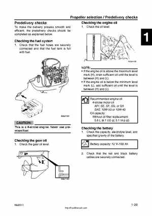 2001 Edition Yamaha F225A and LF225A Outboards Service Manual, Page 33