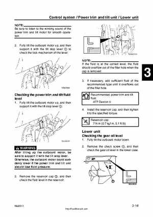 2001 Edition Yamaha F225A and LF225A Outboards Service Manual, Page 69