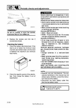 2001 Edition Yamaha F225A and LF225A Outboards Service Manual, Page 72