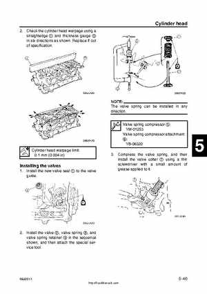 2001 Edition Yamaha F225A and LF225A Outboards Service Manual, Page 137