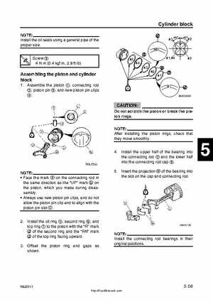 2001 Edition Yamaha F225A and LF225A Outboards Service Manual, Page 153