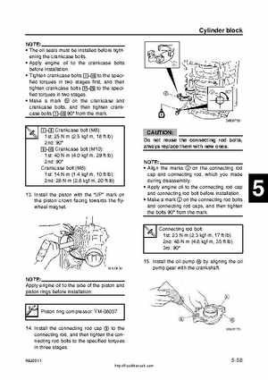 2001 Edition Yamaha F225A and LF225A Outboards Service Manual, Page 155
