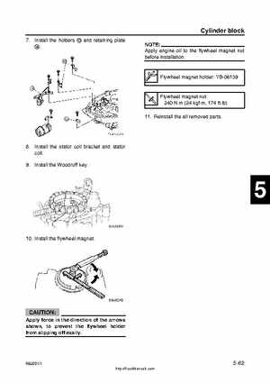 2001 Edition Yamaha F225A and LF225A Outboards Service Manual, Page 159