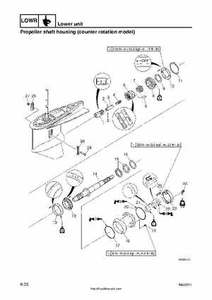 2001 Edition Yamaha F225A and LF225A Outboards Service Manual, Page 196