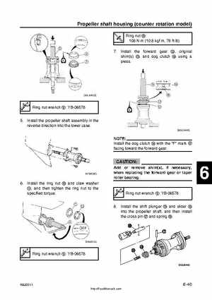 2001 Edition Yamaha F225A and LF225A Outboards Service Manual, Page 201