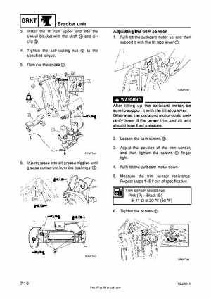 2001 Edition Yamaha F225A and LF225A Outboards Service Manual, Page 238