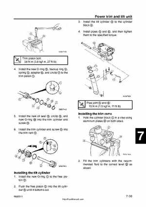 2001 Edition Yamaha F225A and LF225A Outboards Service Manual, Page 257