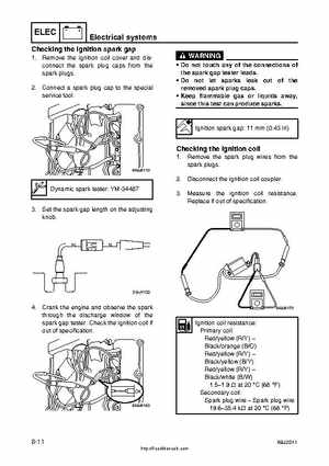 2001 Edition Yamaha F225A and LF225A Outboards Service Manual, Page 276