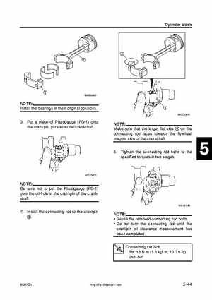 2005 Yamaha F90TR 90HP Outboards Factory Service Manual, Page 110