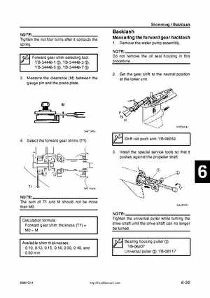 2005 Yamaha F90TR 90HP Outboards Factory Service Manual, Page 147