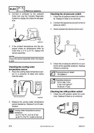 2005 Yamaha F90TR 90HP Outboards Factory Service Manual, Page 206