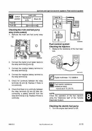 2005 Yamaha F90TR 90HP Outboards Factory Service Manual, Page 207