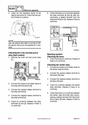 2005 Yamaha F90TR 90HP Outboards Factory Service Manual, Page 208