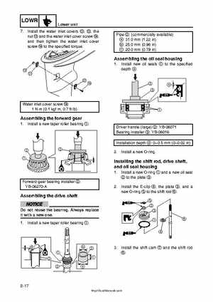 2009 Yamaha F40 Outboard Service Manual, Page 261