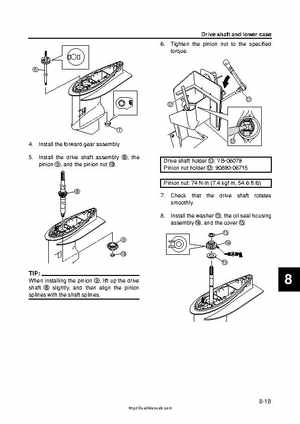 2009 Yamaha F40 Outboard Service Manual, Page 262