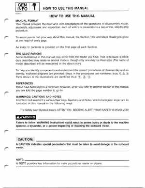 Yamaha 115-225 HP Outboards Service Manual, Page 3