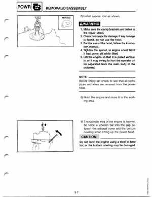Yamaha 115-225 HP Outboards Service Manual, Page 95